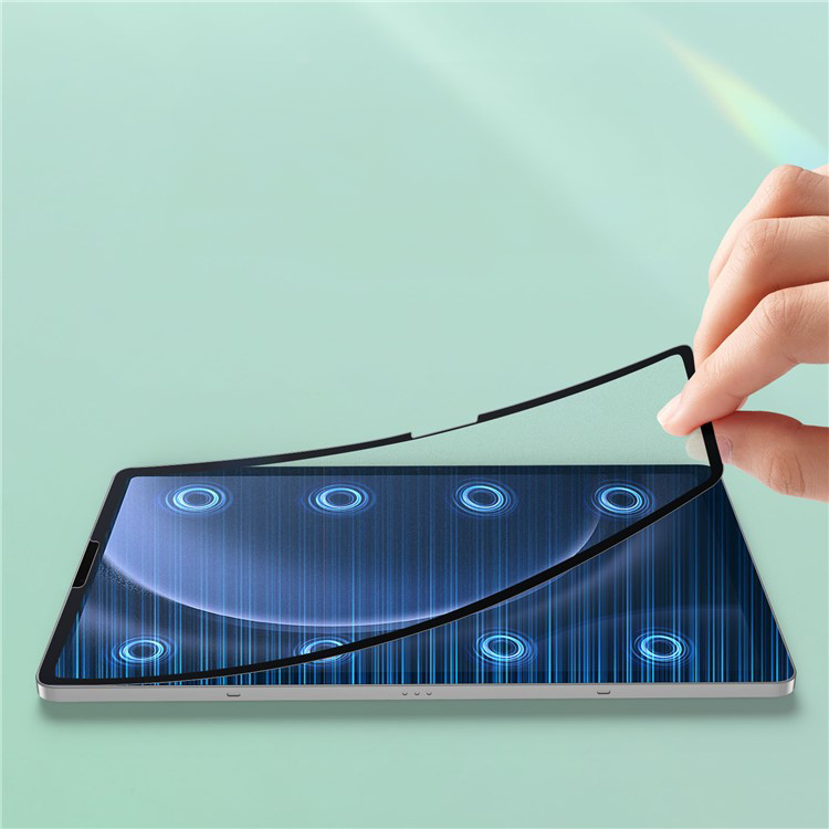 Samsung Galaxy Tab S10 Lite / S10 FE / S9 FE / Tab S9 / Tab S8 / Tab S7 Papier-Textur Paper-Feel Vollbild Display Schutzfolie Wiederverwendbar