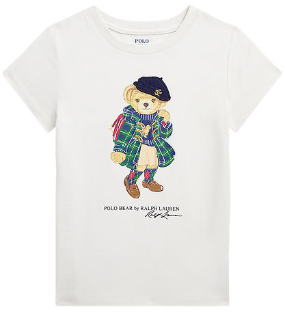 Polo Ralph Lauren T-Shirt - Weiß m. Kuscheltier