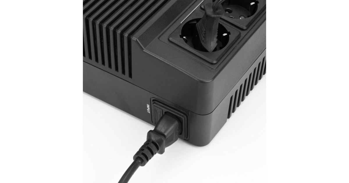 ACT ConnectivityNetsnoer CEE 7/7 male (haaks) - C13 zwart 0,5 m kabel  (Zwart)