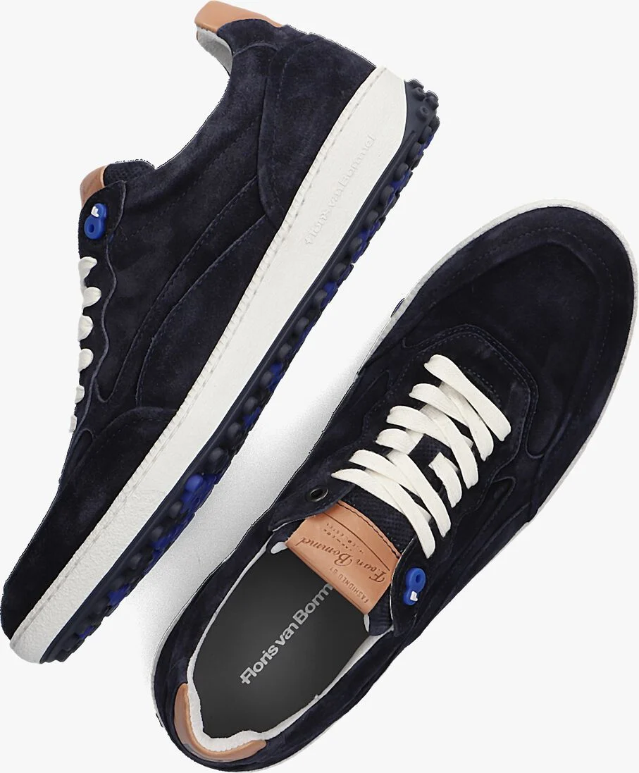 FLORIS VAN BOMMEL blauwe floris van bommel lage sneakers sfm-10192