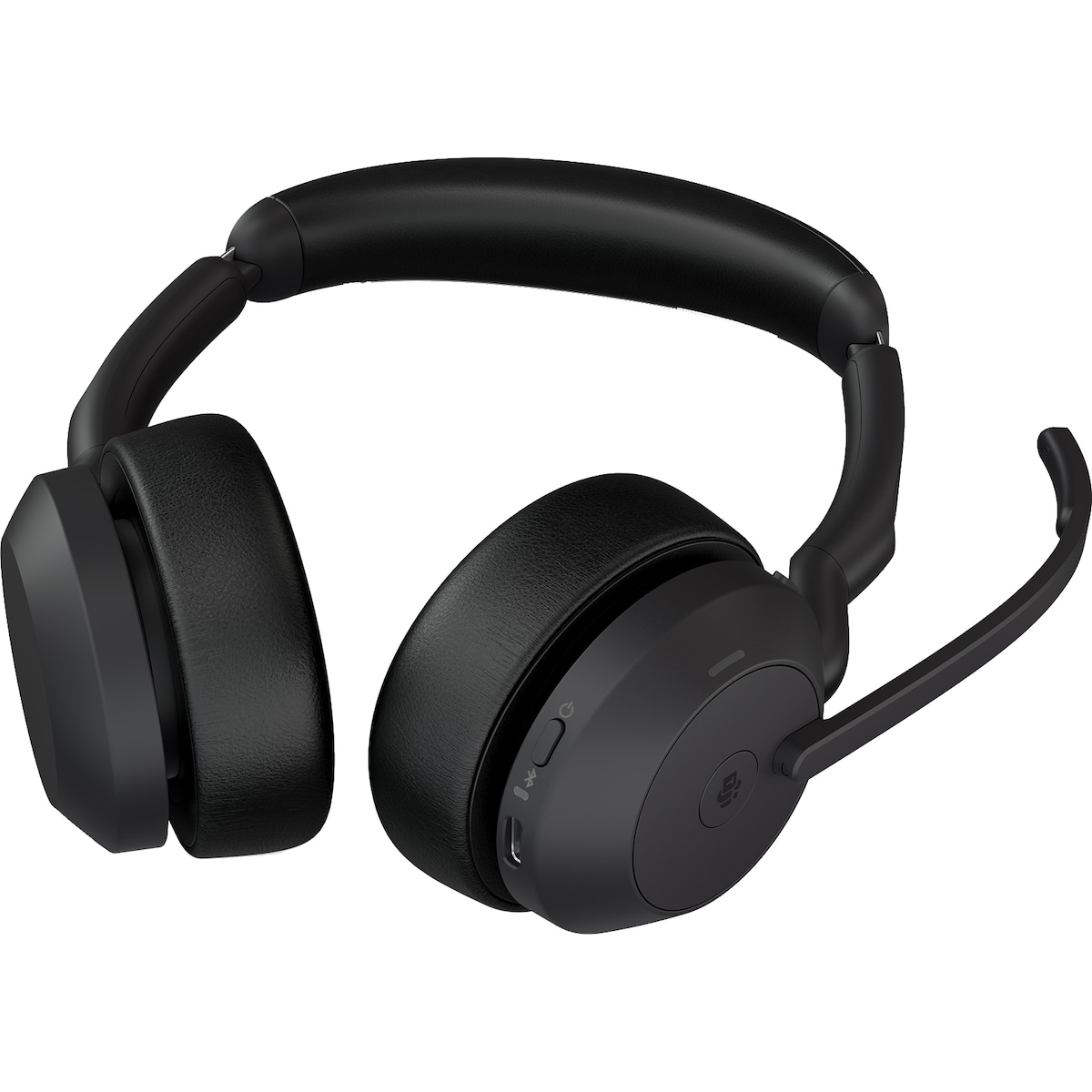 Jabra Evolve2 55 MS Teams USB-A hodetelefoner (sort)