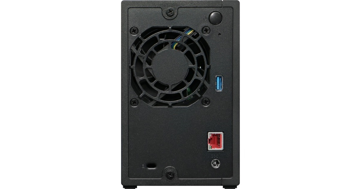 AsustorDrivestor 2 Lite incl. 2x WD Red Plus 2 TB harde schijf nas  (Zwart, 1x LAN, 2x USB)