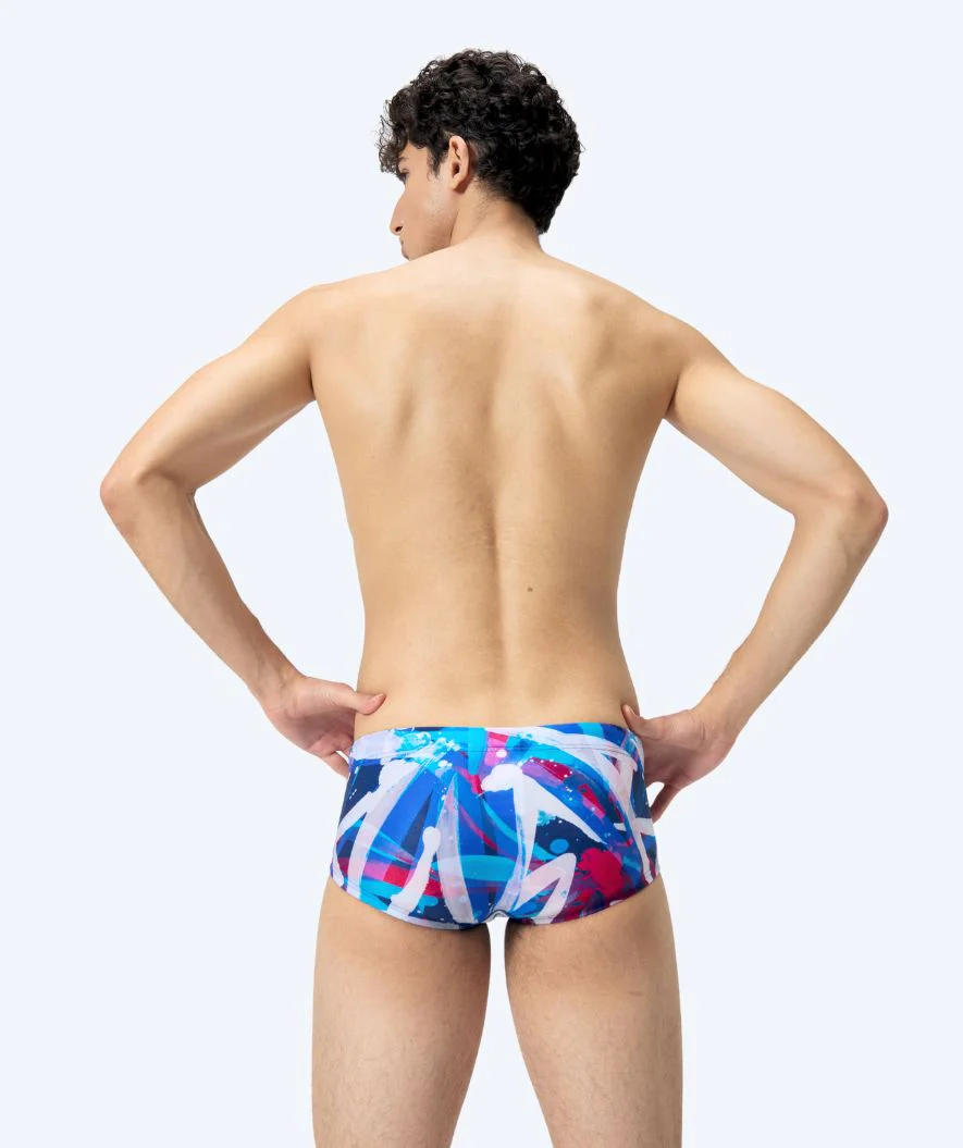 Speedo trunks til mænd - Club Training Allover - Blå/hvid