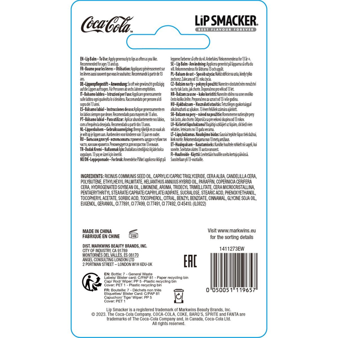 Coca Cola - LiP SMACKER - Lippenbalsam - Classic