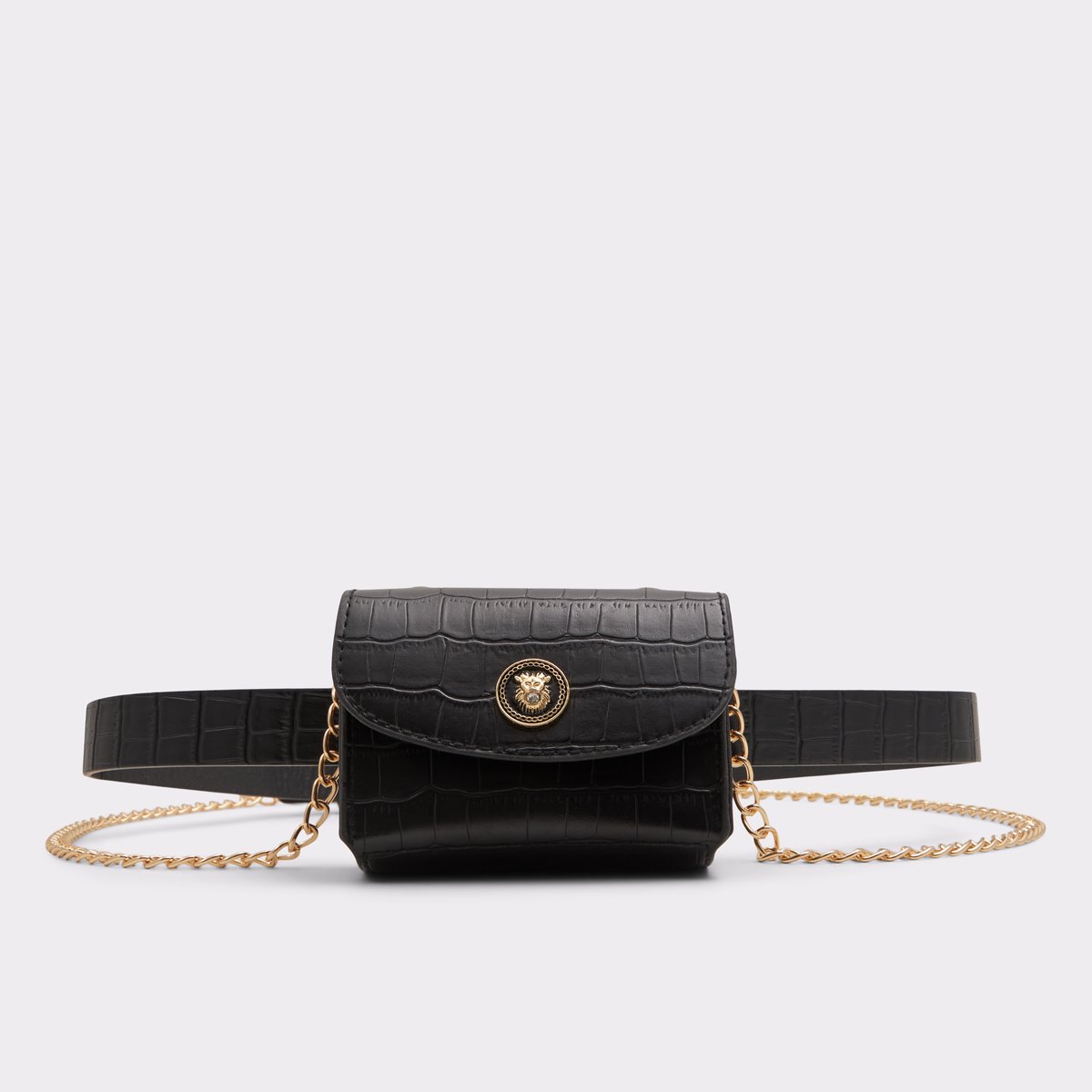 Jaison Black-Gold Multi Women Backpacks & Fanny Packs