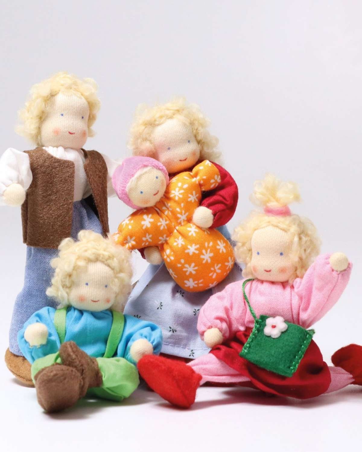 Dukke Baby – Liten 7cm – Håndlaget | Baby Doll