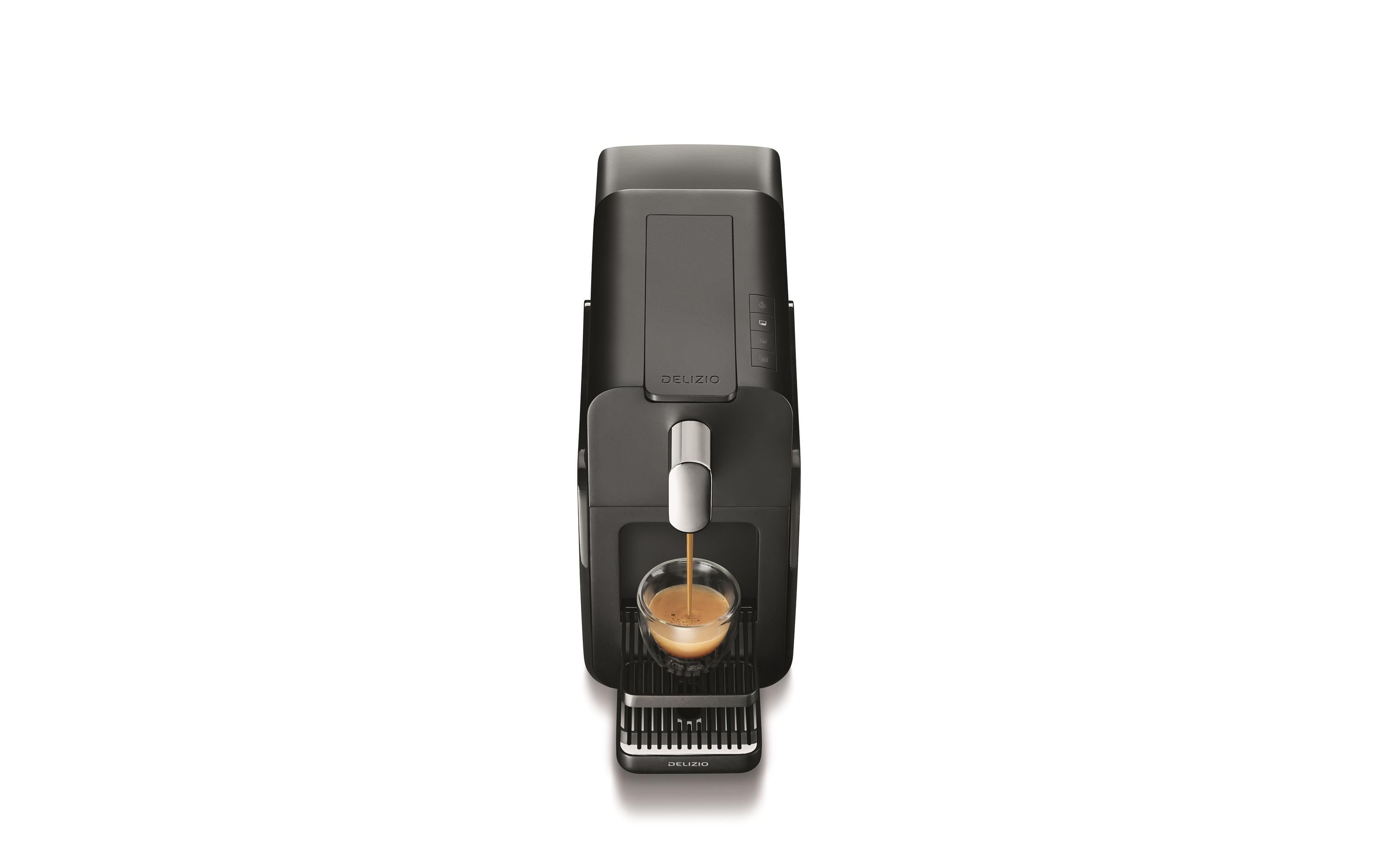 Kapselmaschine Brava Schwarz<br>Kaffeemaschine für die Verwendung mit Kapseln des Delizio-Systems
