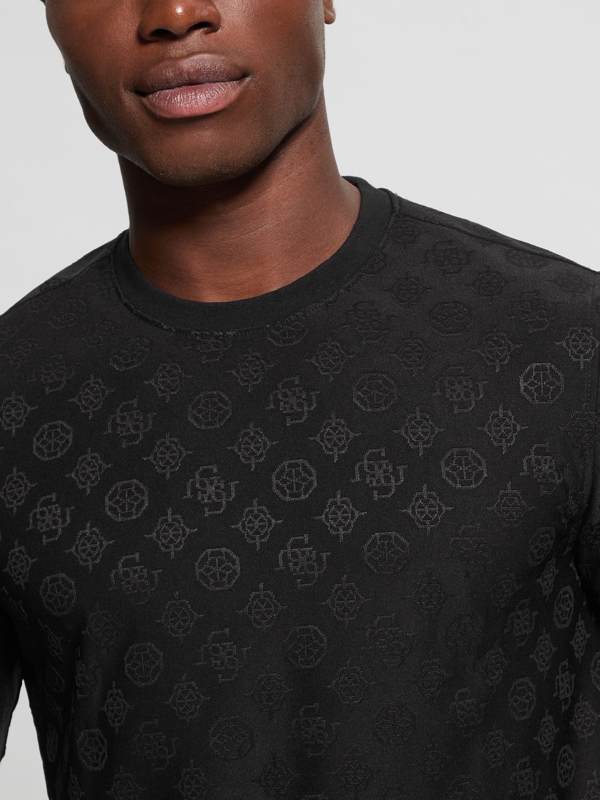Gola redonda Eco Peony Jacquard