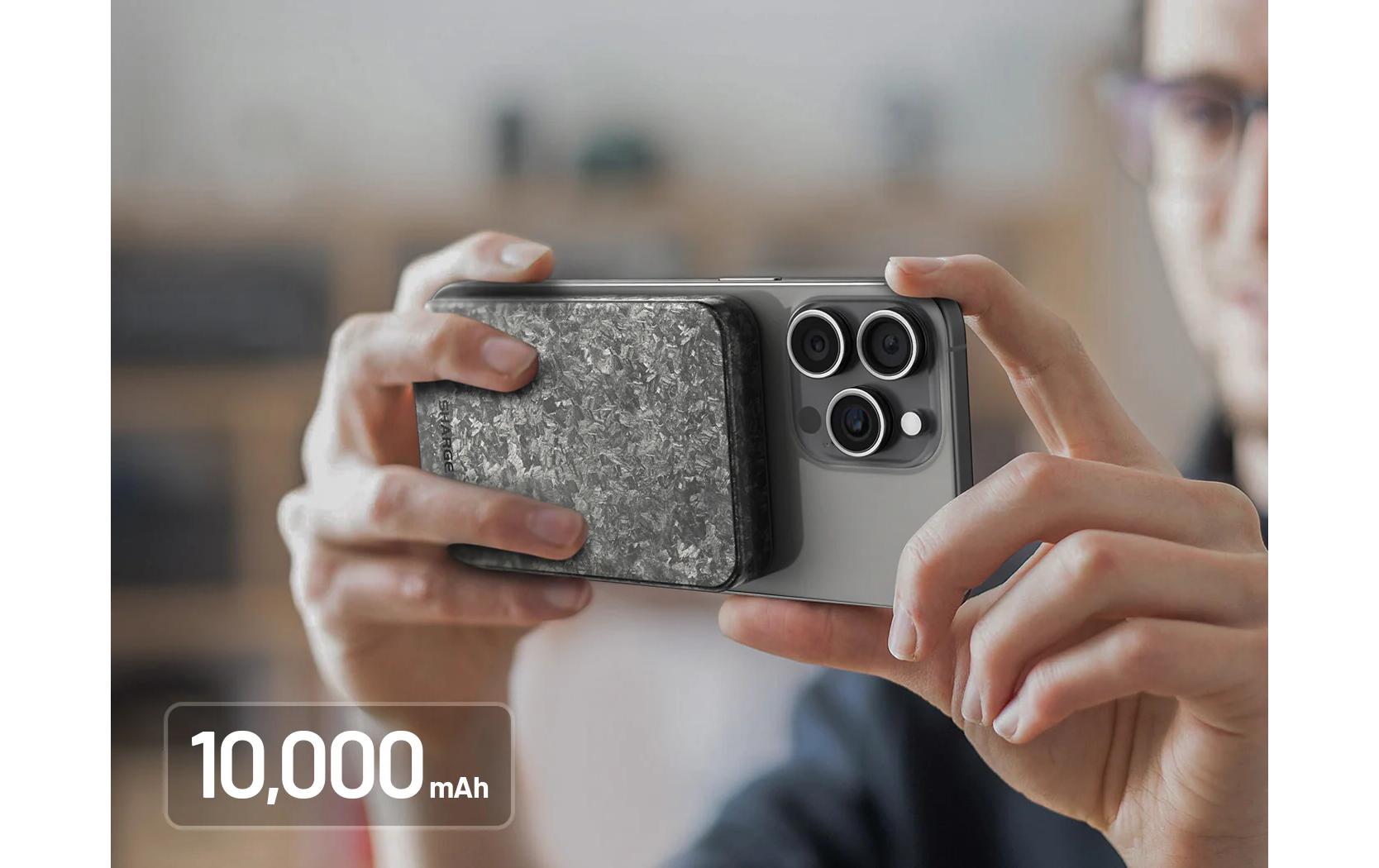 Powerbank CarbonMag 10K 10000 mAhMagnetische Powerbank