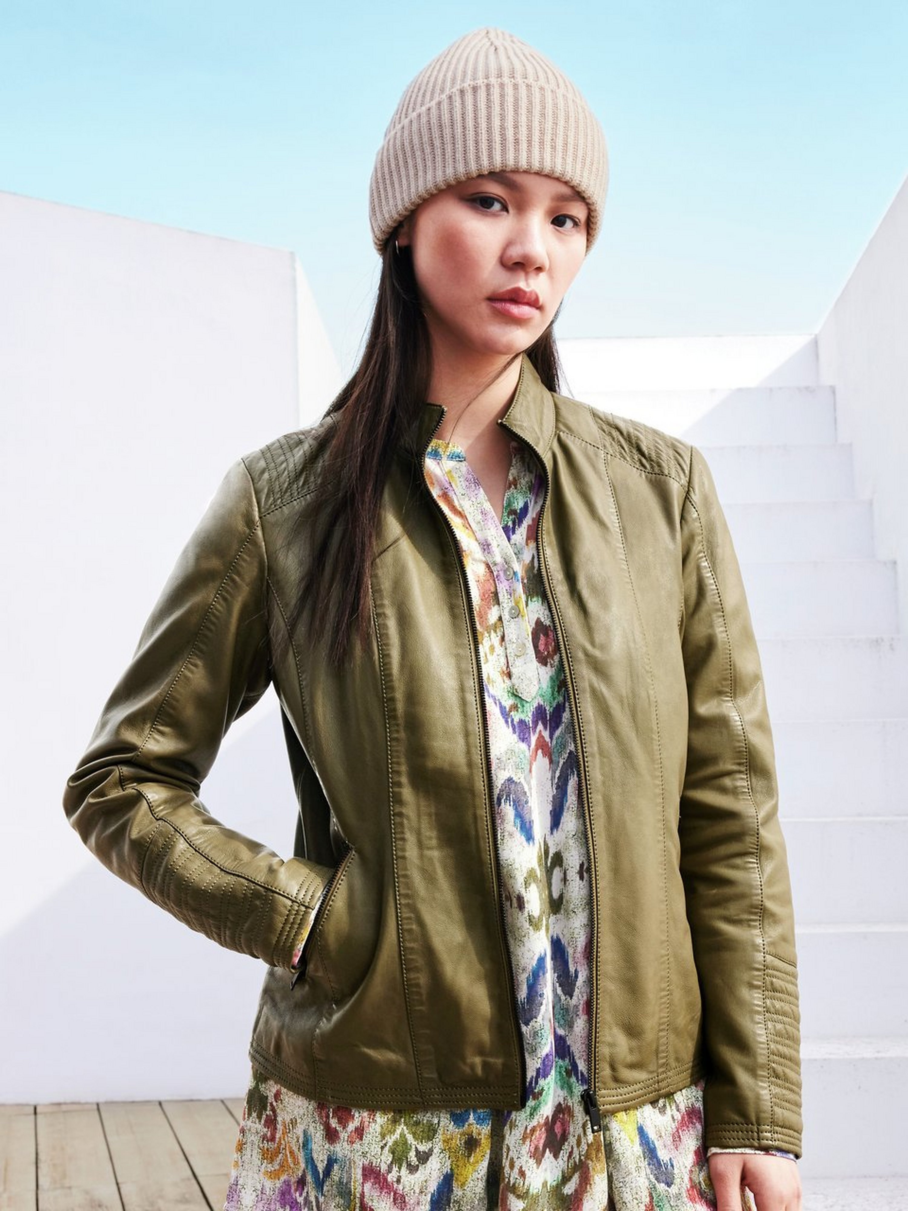 Lederjacke