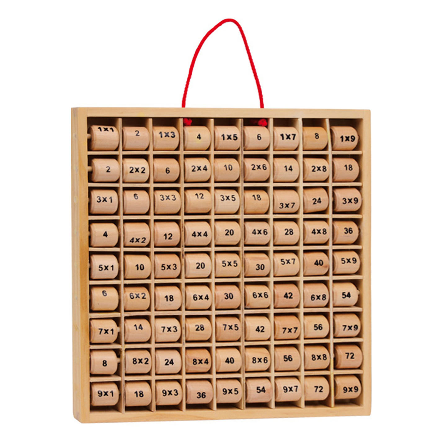 Small Foot-Houten Vermenigvuldigingstabel 1x1