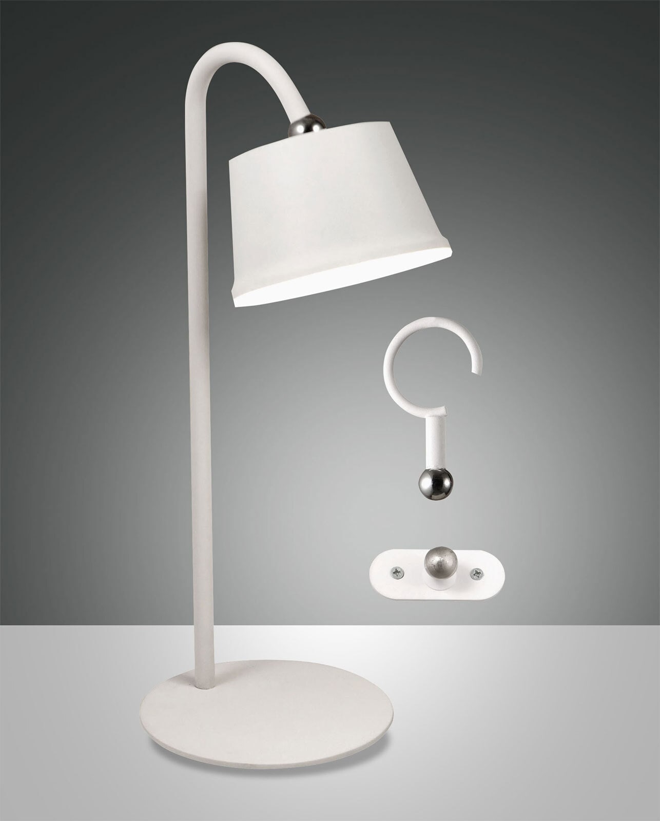 FABAS LUCE Akku LED Tischlampe ARMANDA 4-teilig weiß