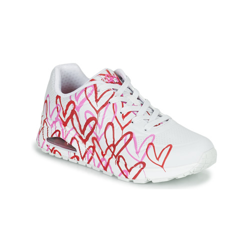 Skechers - UNO - Blanc / Rouge