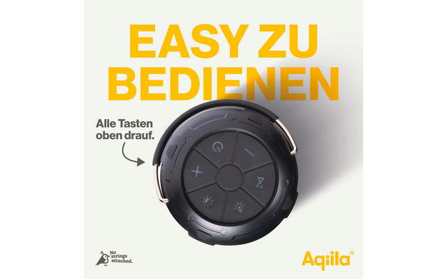 Aqiila Soundbird B10 3 in 1 Lampe, Lautsprecher und Powerbank 10000 mAh