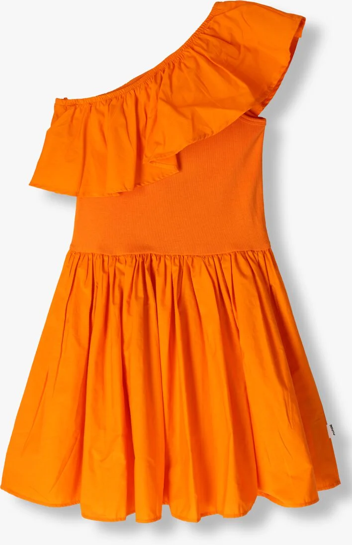 MOLO oranje molo mini jurk chloey