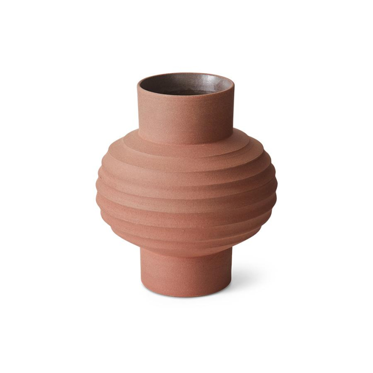 HKliving Handcarved Bulb vaas