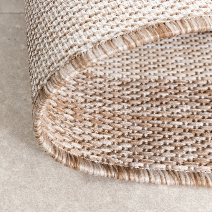 In- & Outdoor vloerkleed - Sierra Frame Beige/Creme