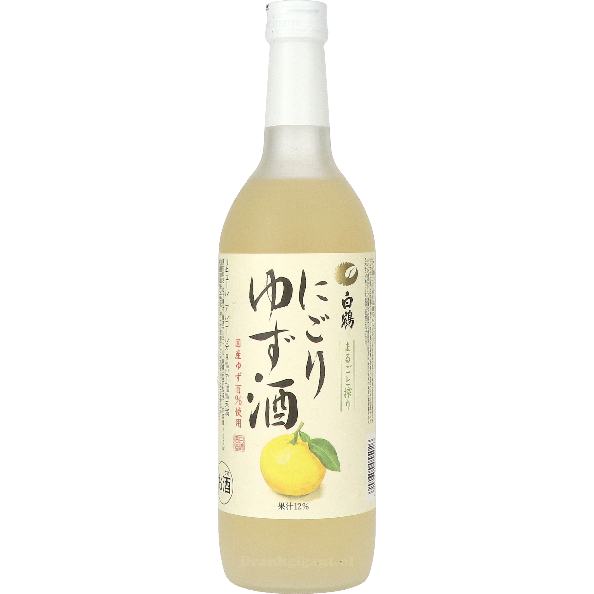 Nigori Yuzushu Rijstwijn 70 cl