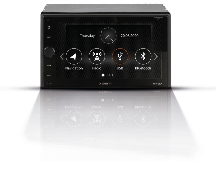 Xzent X-227 DAB  Infotainmentsystem inkl. Apple CarPlay
