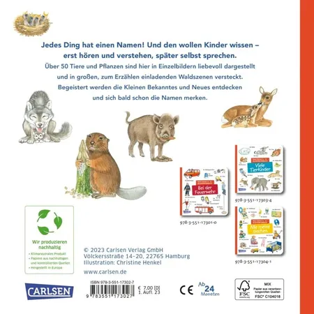 Carlsen Verlag Mein kleines buntes Bildwörterbuch: Im Wald