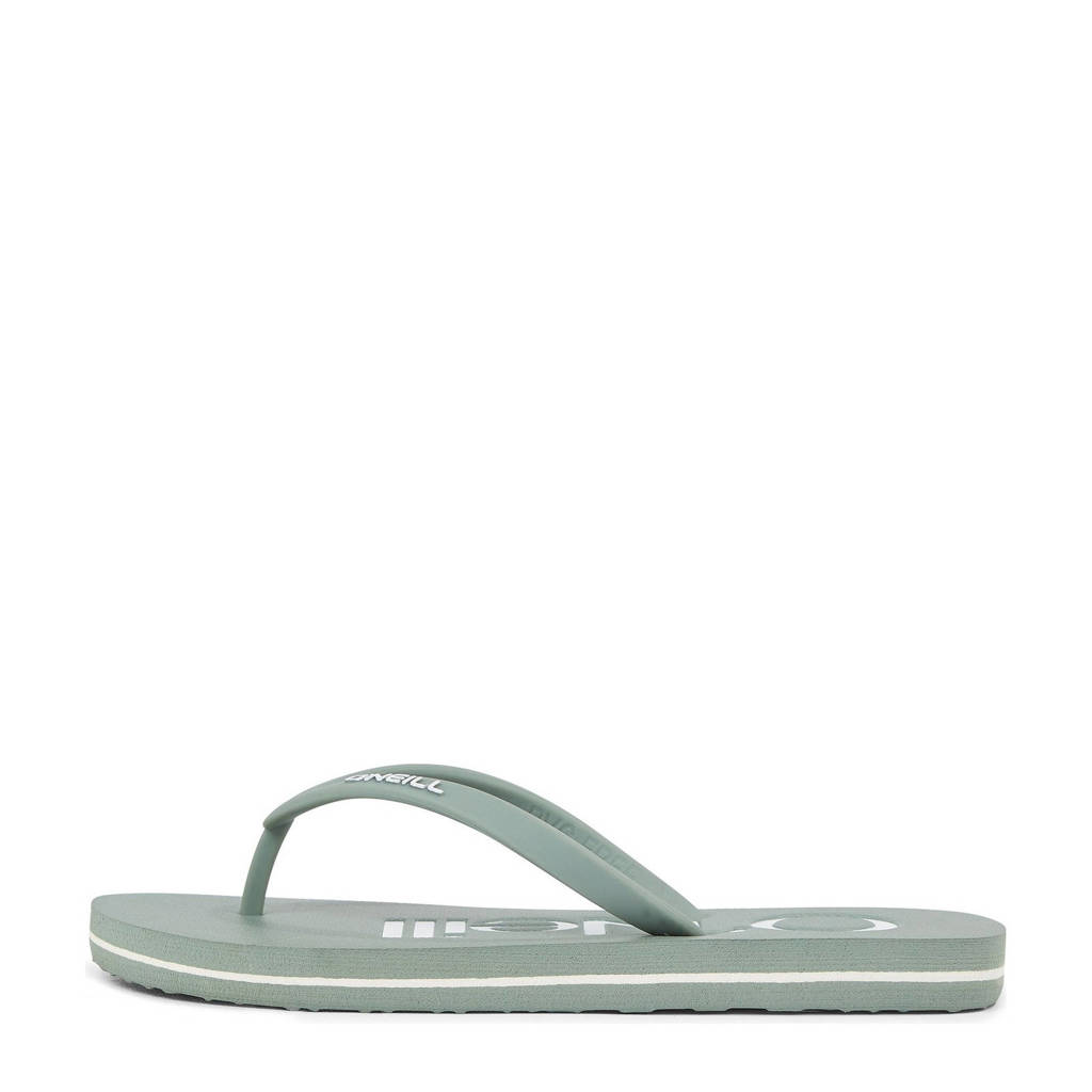 O'Neill Profile Logo teenslippers grijsgroen
