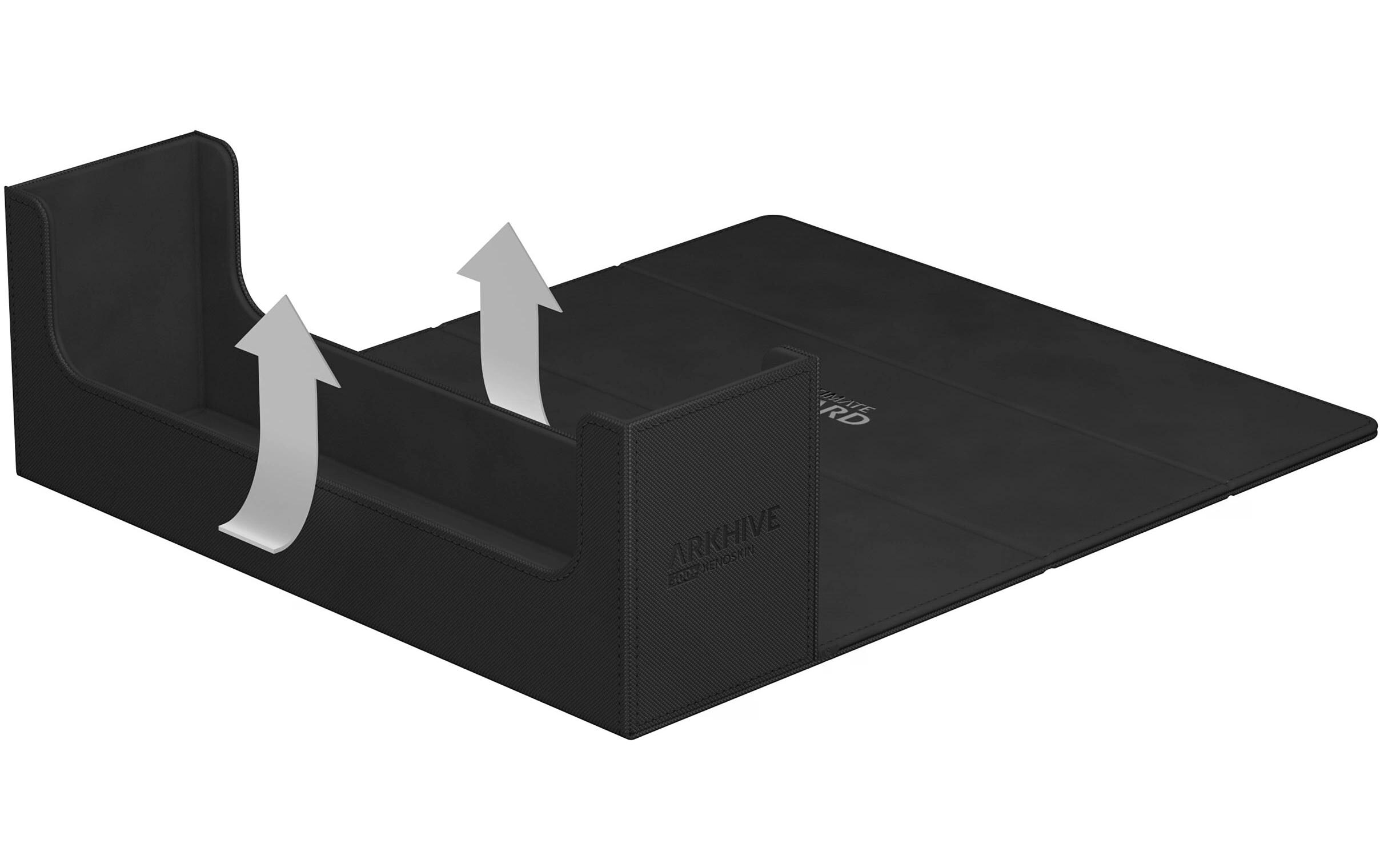 Kartenbox XenoSkin Arkhive Monocolor 400+ SchwarzHochwertige Box für Sammelkarten in Standardgrösse