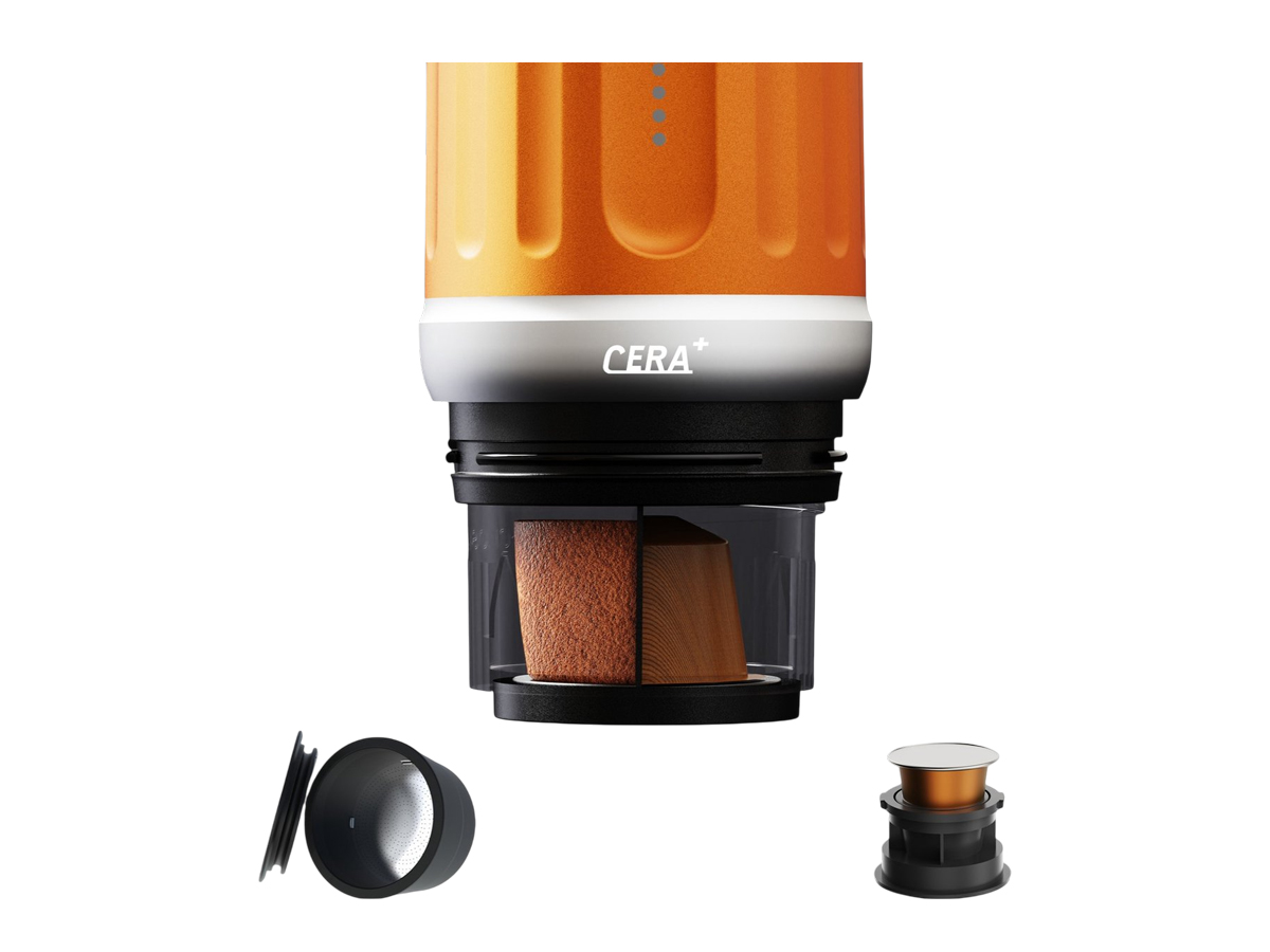 CERA+ Cerapresso draagbare elektrische espressomachine - Orange