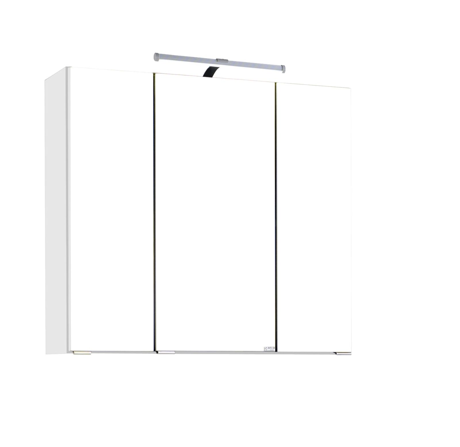 3D-Spiegelschrank BOLOGNA - weiß - 70 cm breit