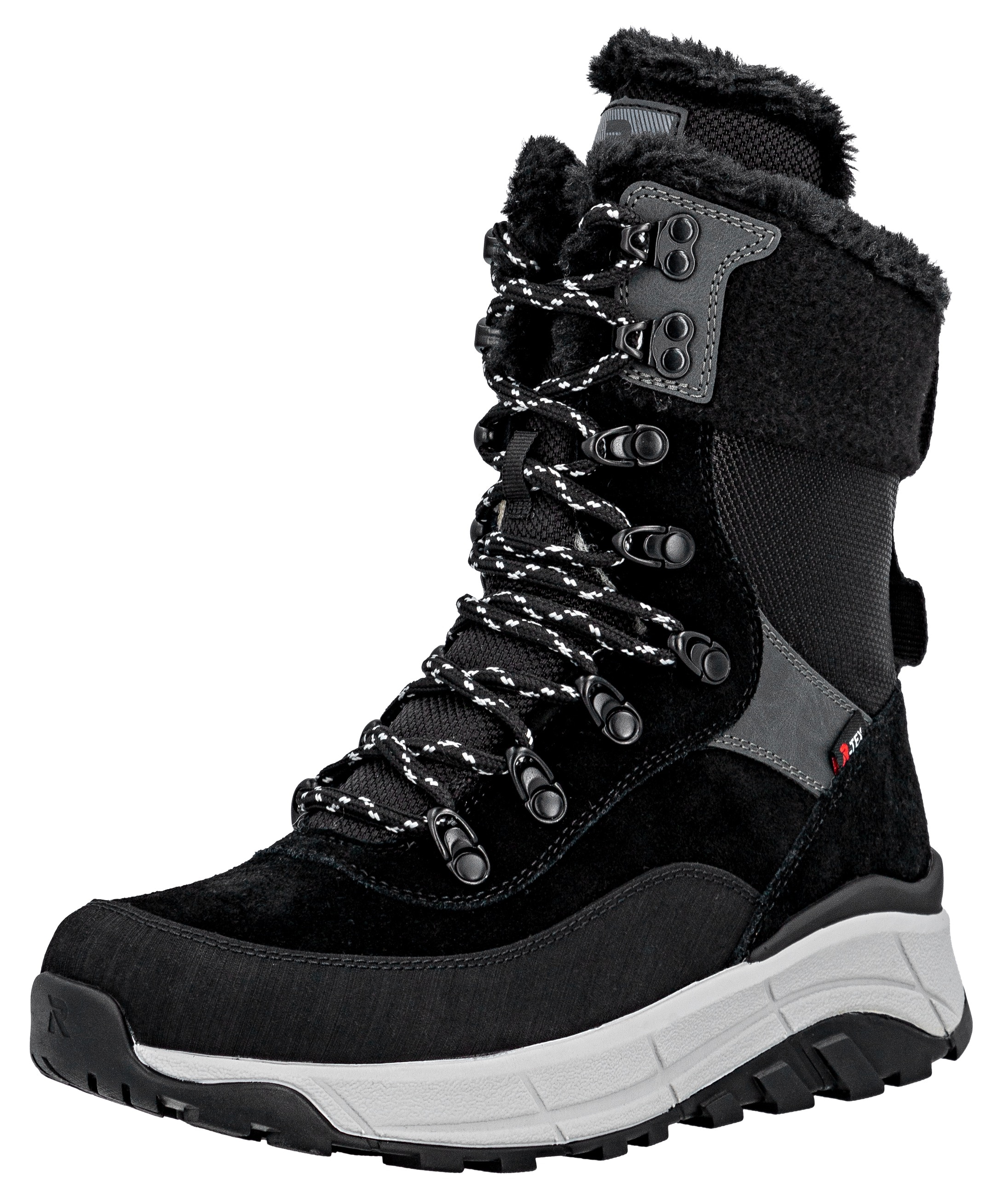 RIEKER Sport Winterboots  , Schneeboots, Outdoorstiefelette, TEX Ausstattung, Fiber Grip Sohle
