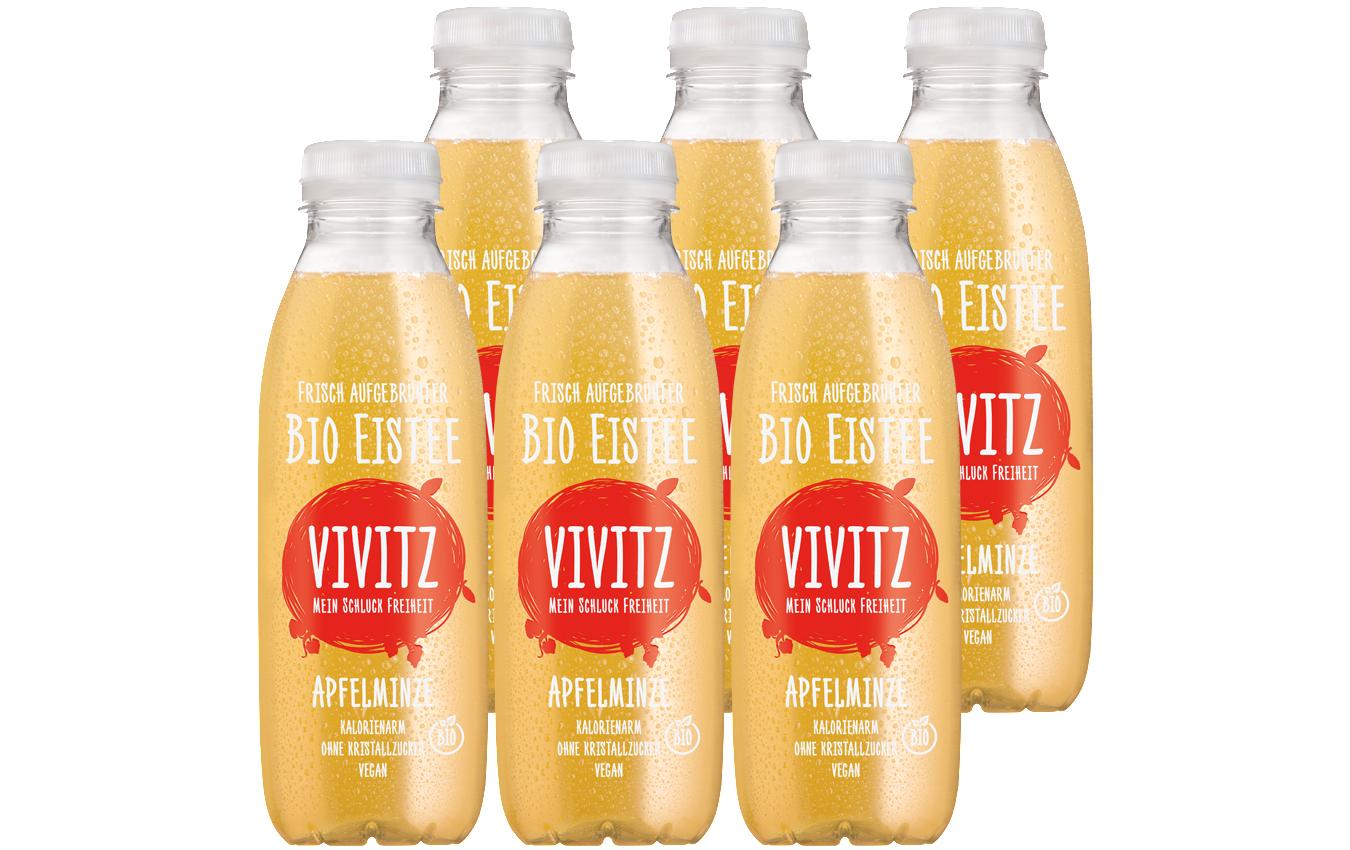 Eistee Apfelminze Bio 6 x 0.5 lTeespezialität mit Apfelminze