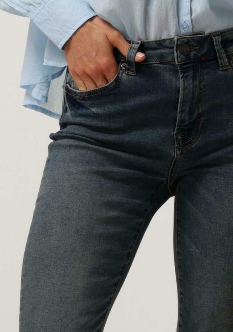 SUMMUM blauwe summum skinny jeans skinny pure stretch denim