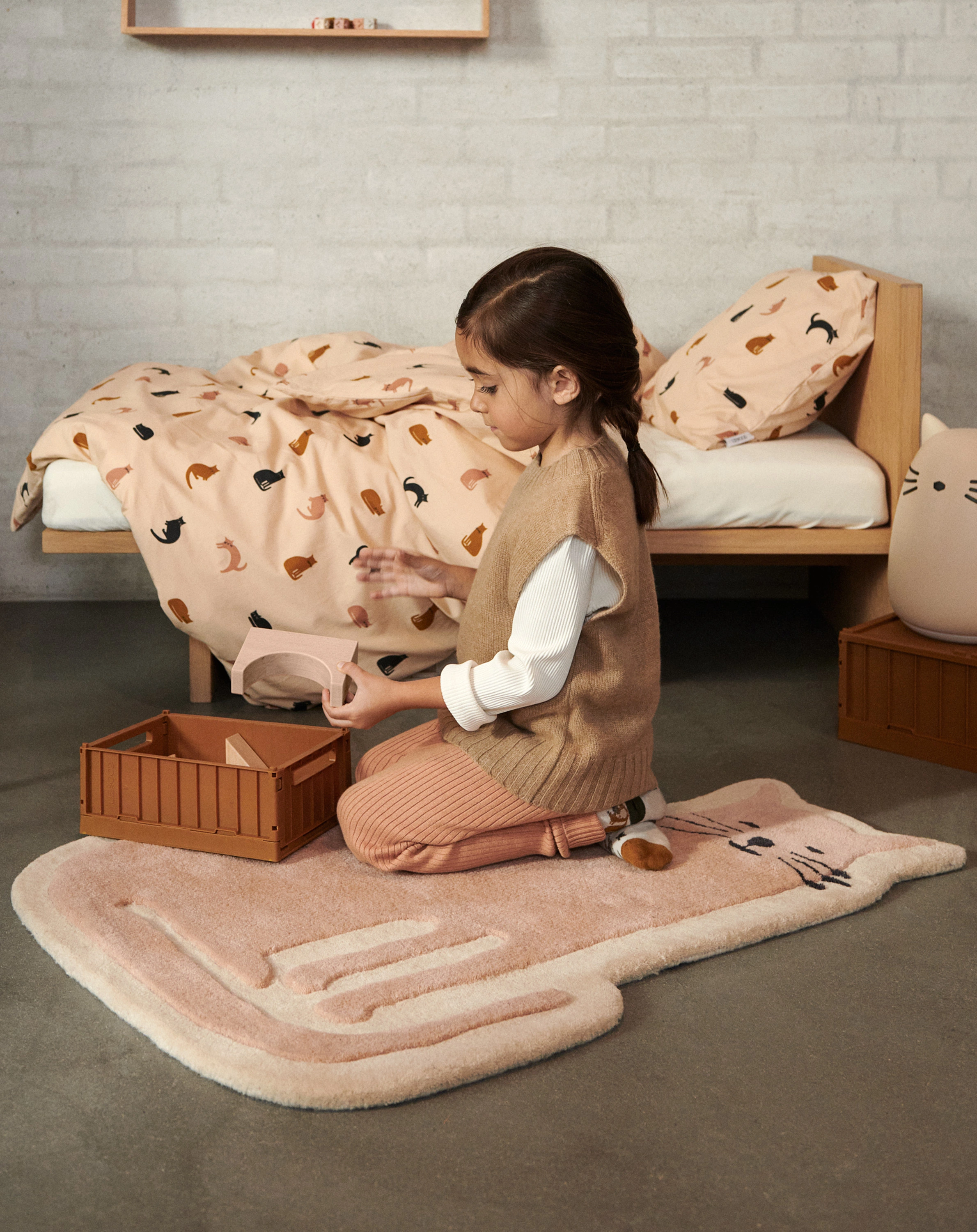 Teppich CAT (78x90) in rose
