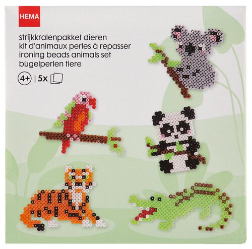 kit de perles à repasser animaux