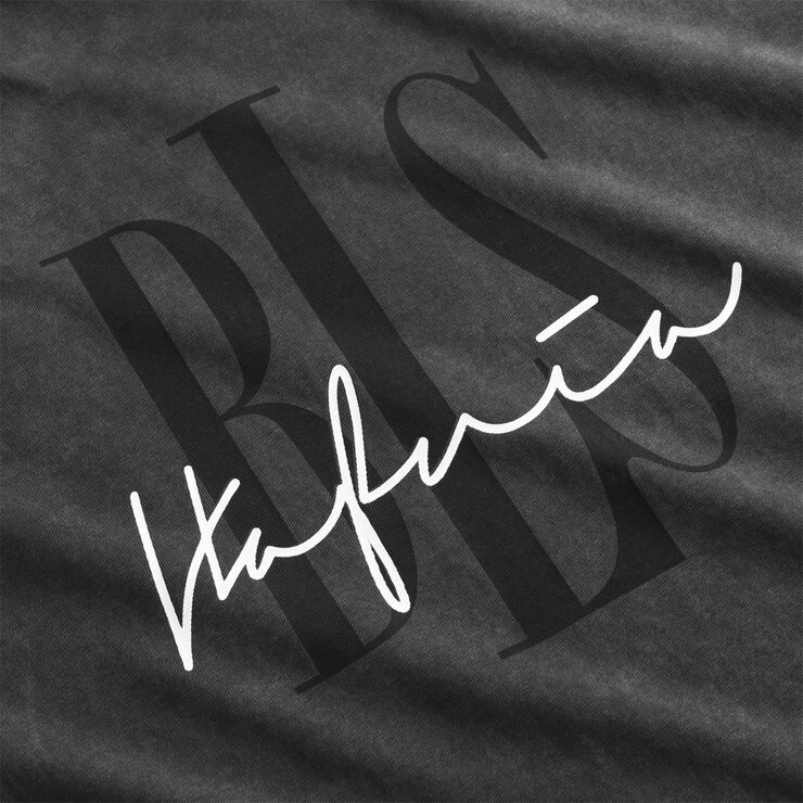 BLS Hafnia Outline Logo T-Shirt Washed Black