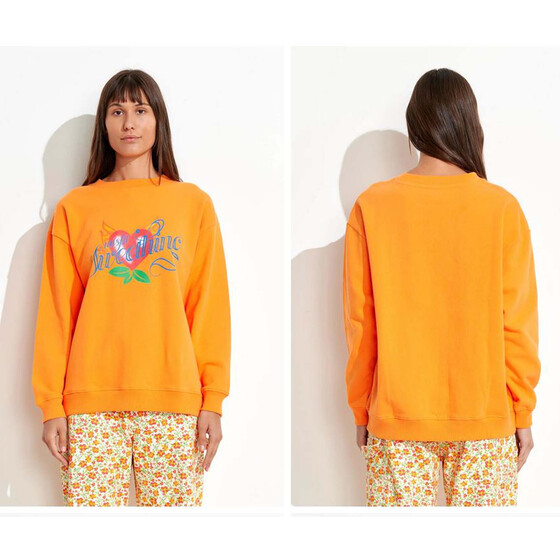 Misfit Sweet Thing Os Crew Blazing Orange Women FA23