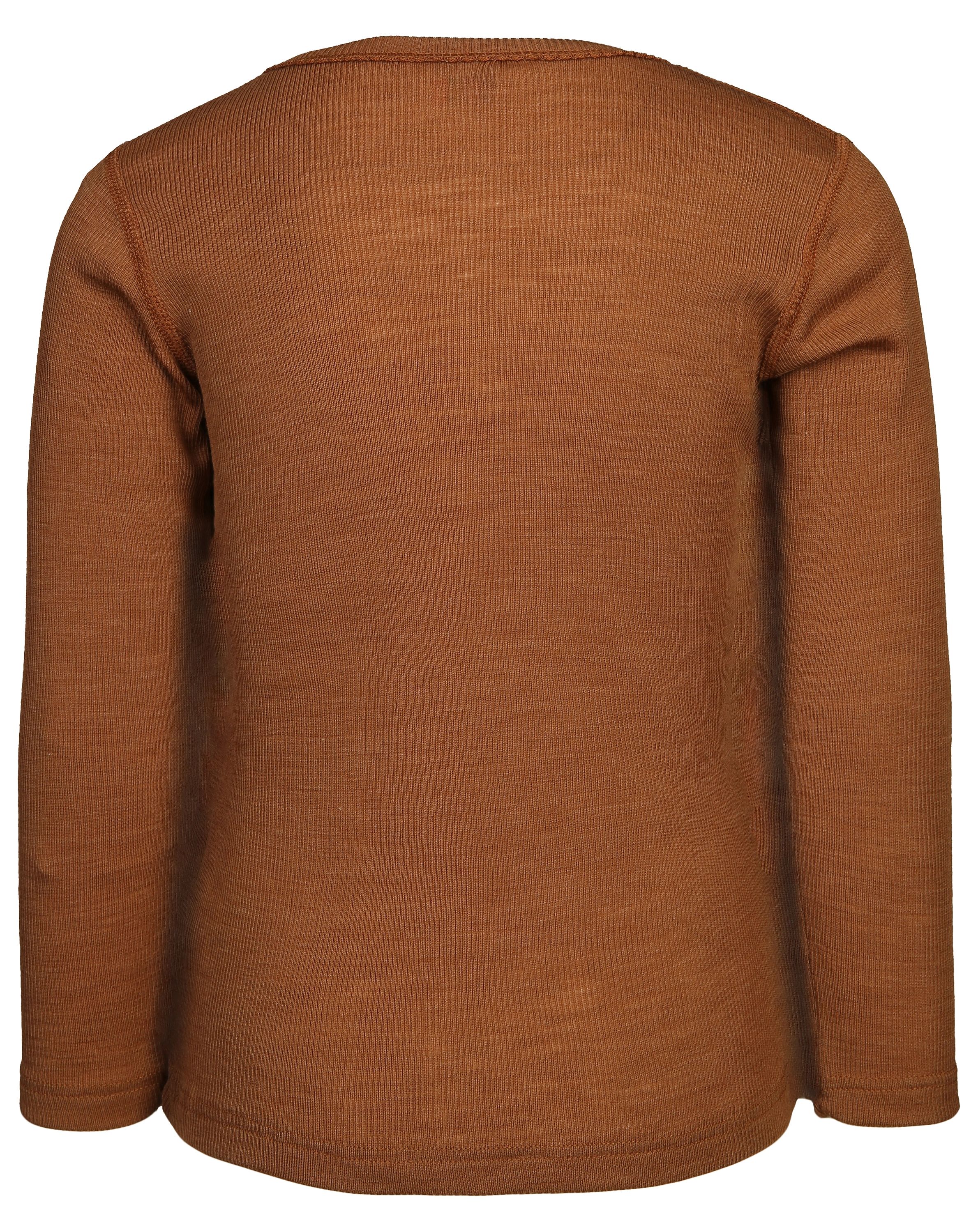 Woll-Langarmshirt 626 - SKids in dark copper