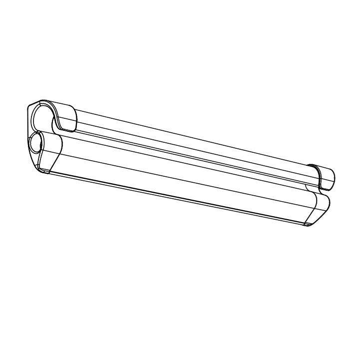 Thule Universal Tent Fixation Kit Zeltbefestigung/ Kederschiene für QuickFit / EasyLink Markisenvorzelt weiß
