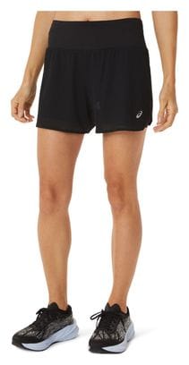 Short 2-en-1 Asics Ventilate 3.5in Noir Femme