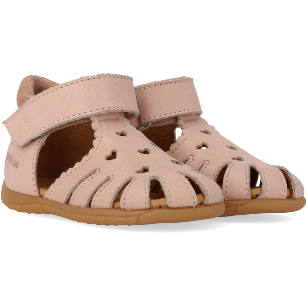 Køb Angulus Rosebud/Rosebud Barnets Første Sandal Med Udstanset Hjertemønster