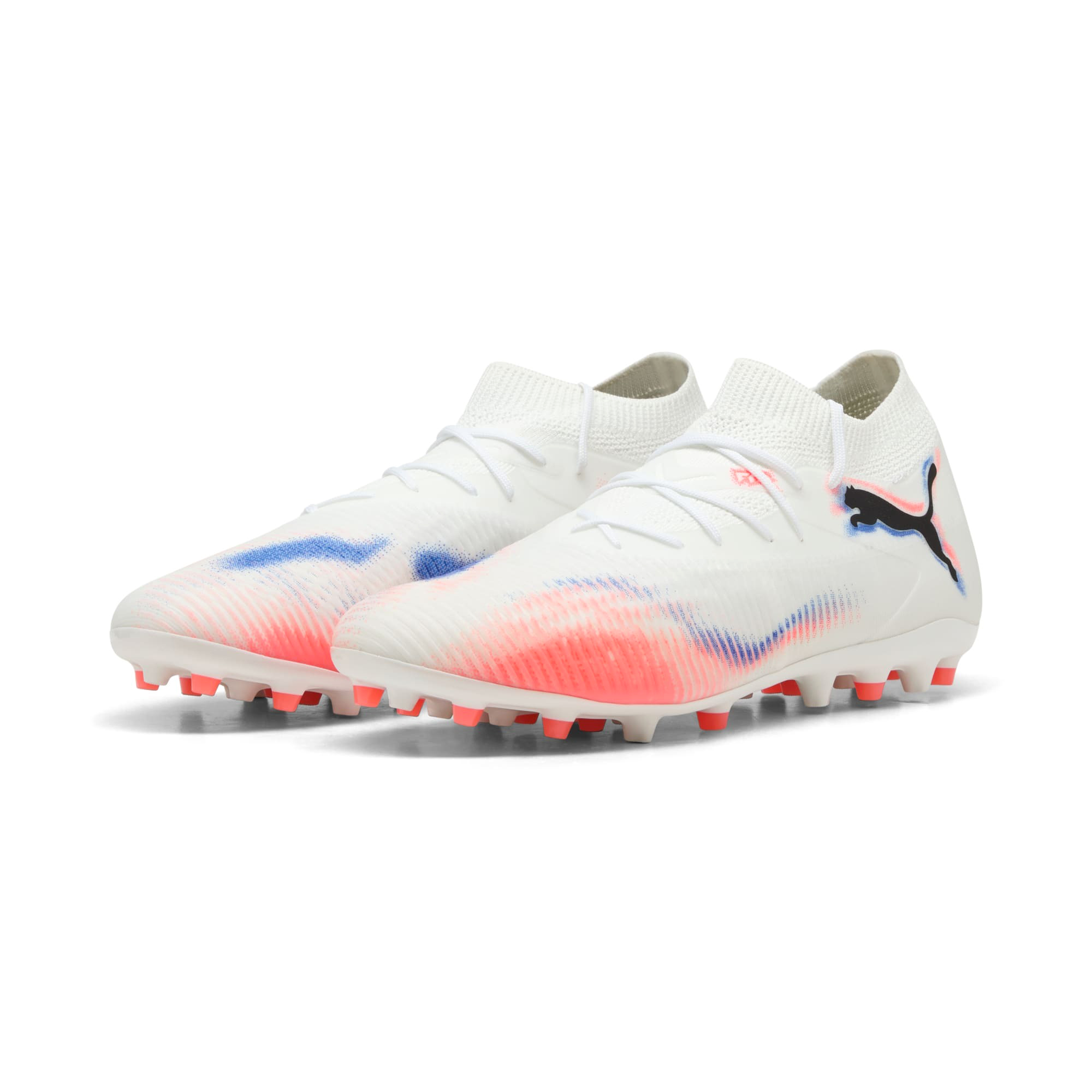 Future 8 Match MG Unisex PUMA White/PUMA Black/Glowing Red