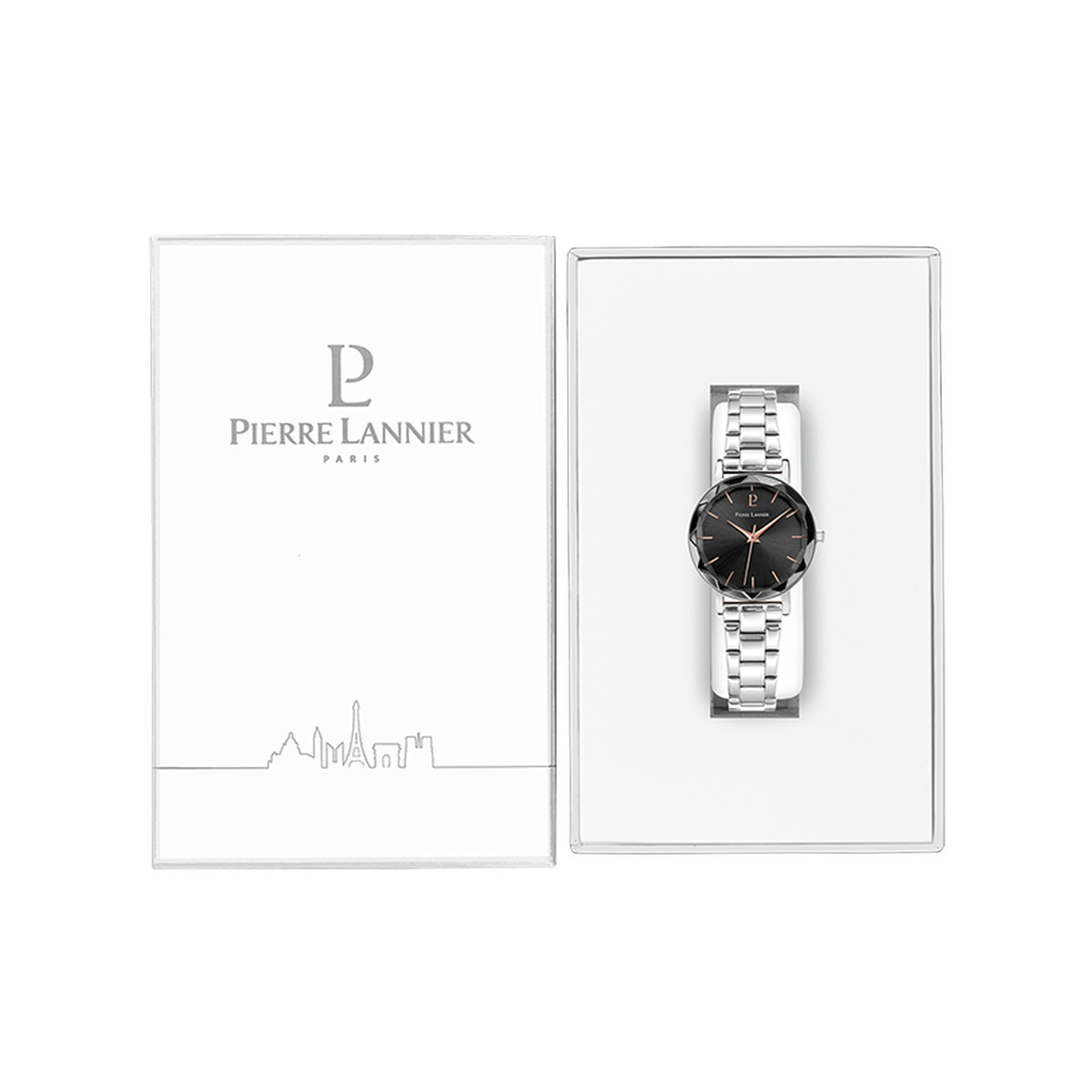 Montre Pierre Lannier femme bracelet acier