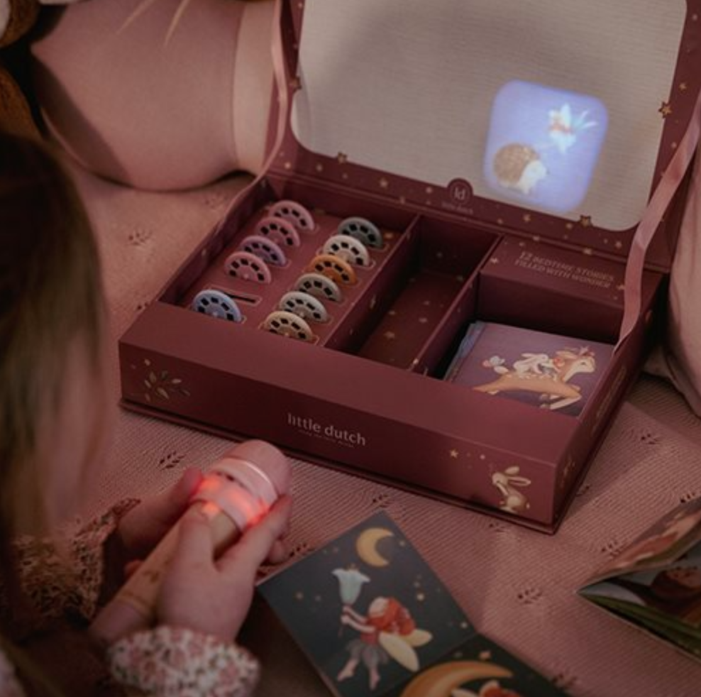 Little Dutch Little Dutch Verhalen projector zaklamp Roze