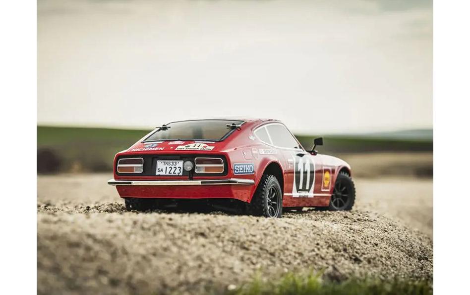 Rally Fazer FZ02-R Datsun 240Z 1971 ARTR, 1:10<br>4WD Rally-Modell mit detaillierter 1971 Datsun 240Z Rally Karosserie