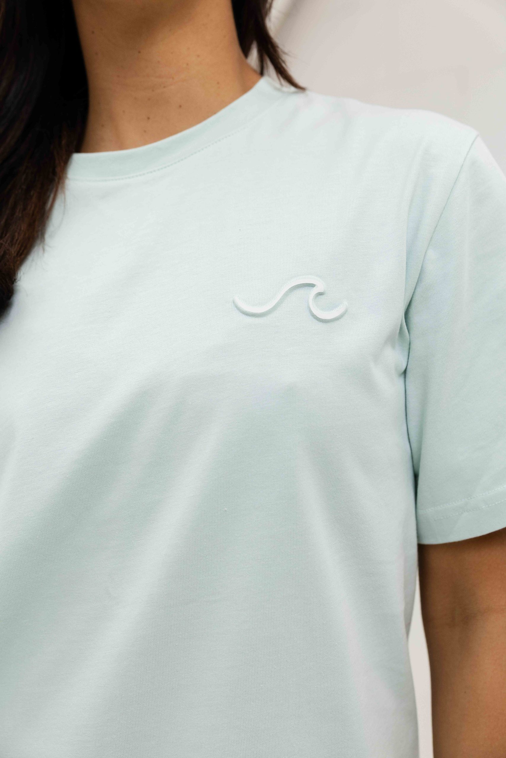24 Uomo Wave T-Shirt Dames Blauw