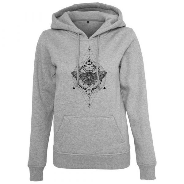 Miss Tee Moth Hoodie Cinzento M Mulher