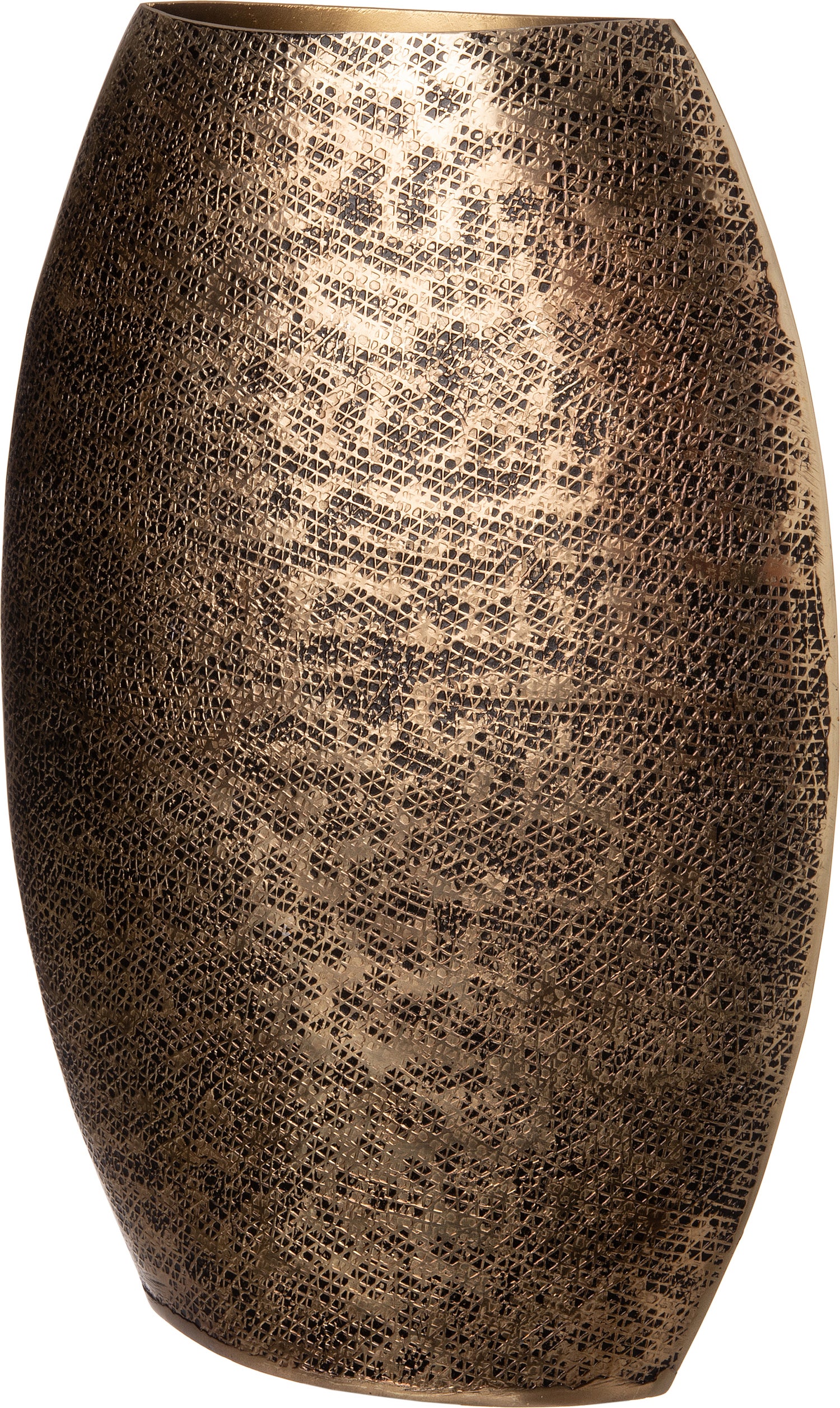 Intratuin vaas Iva goud 24 x 7,5 x 37 cm