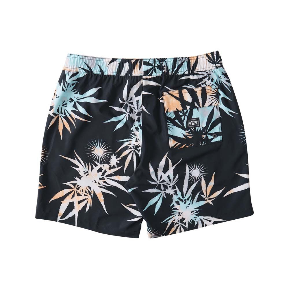 Billabong SUNDAYS - Short de bain Homme black floral