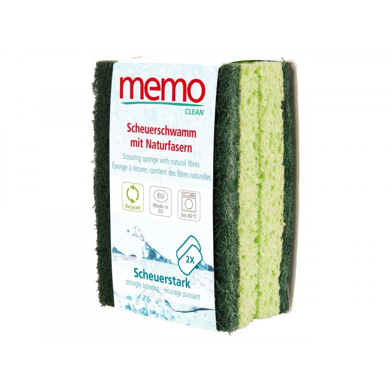 Memo - Naturfaser-Reinigungsschwämme Scheuerstark