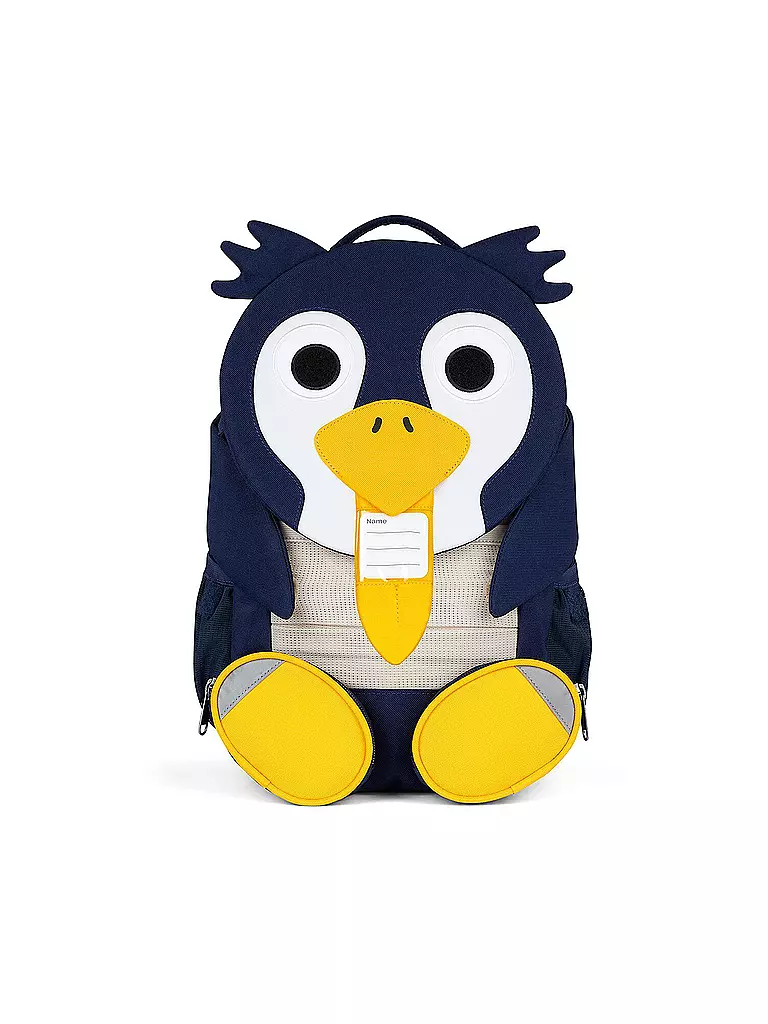 AFFENZAHN Kinder Rucksack Große Freunde - Pinguin dunkelblau