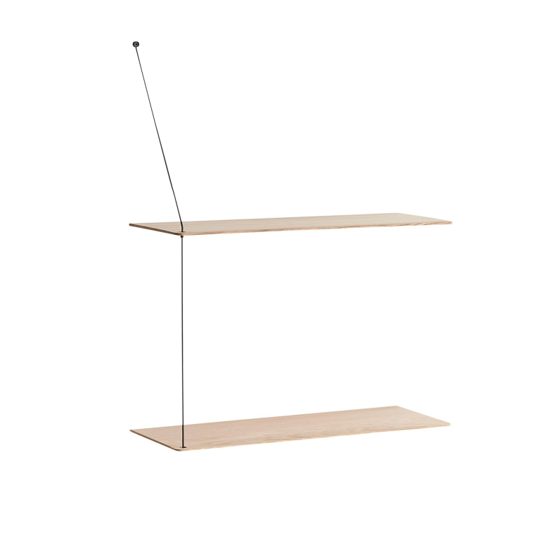 Woud Stedge wandplank 60 white pigmented oak